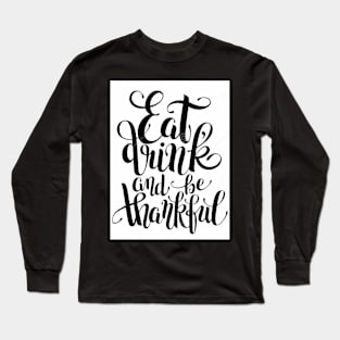 Holiday T-shirt ThanksgivingDay Long Sleeve T-Shirt